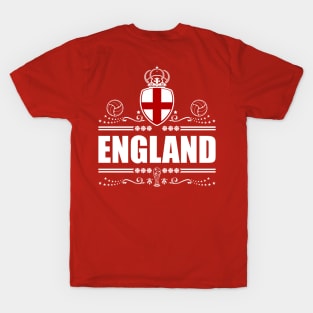 TEAM ENGLAND | ENGLAND FOOTBALL TEAM | 2 SIDED T-Shirt